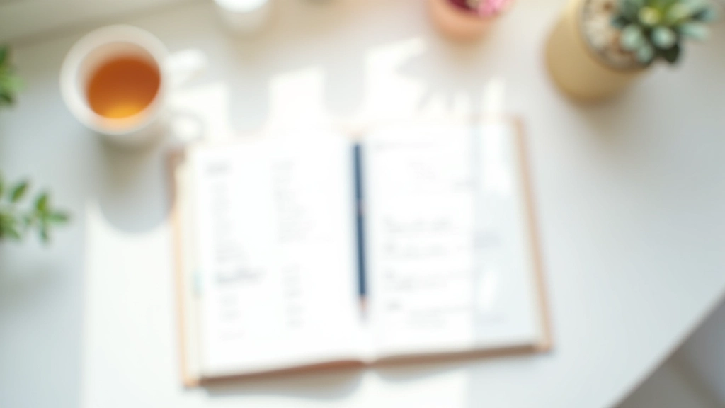 Deník s handwritten poznámkami o financích a plánování příštího roku