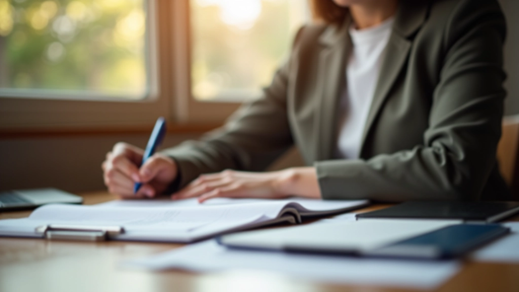 Osoba s otevřeným notebookem a tužkou, která si dělá finanční poznámky vedle šálku čaje